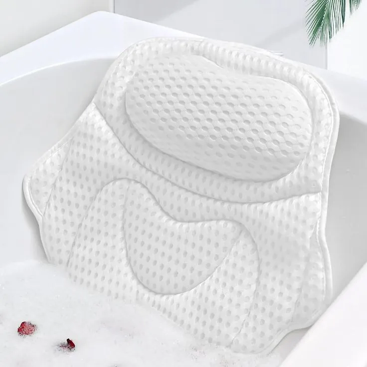 Tub Neck & Back Support Luxury Bath Pillow
