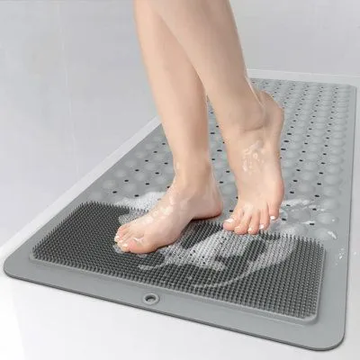 Anti-Slip Suction Cups And Drainage Holes Bath Mat
