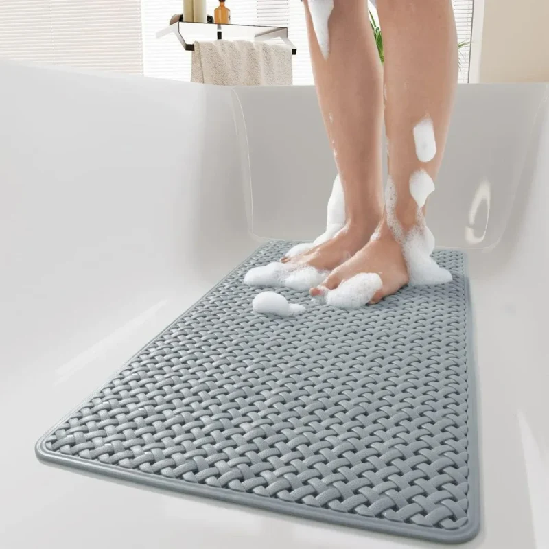 Easy Clear Non Slip Shower Suction Cups Bath Mat